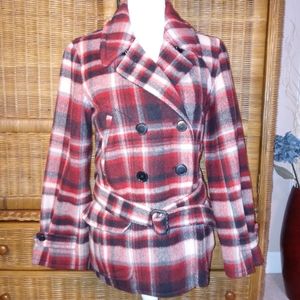 Ralph Lauren Vintage Plaid Belted Jacket SIZE S/P